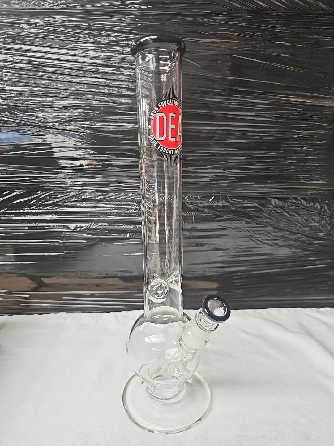 NBG11624 Dea Glass – Bubbled Icebong Cased-4