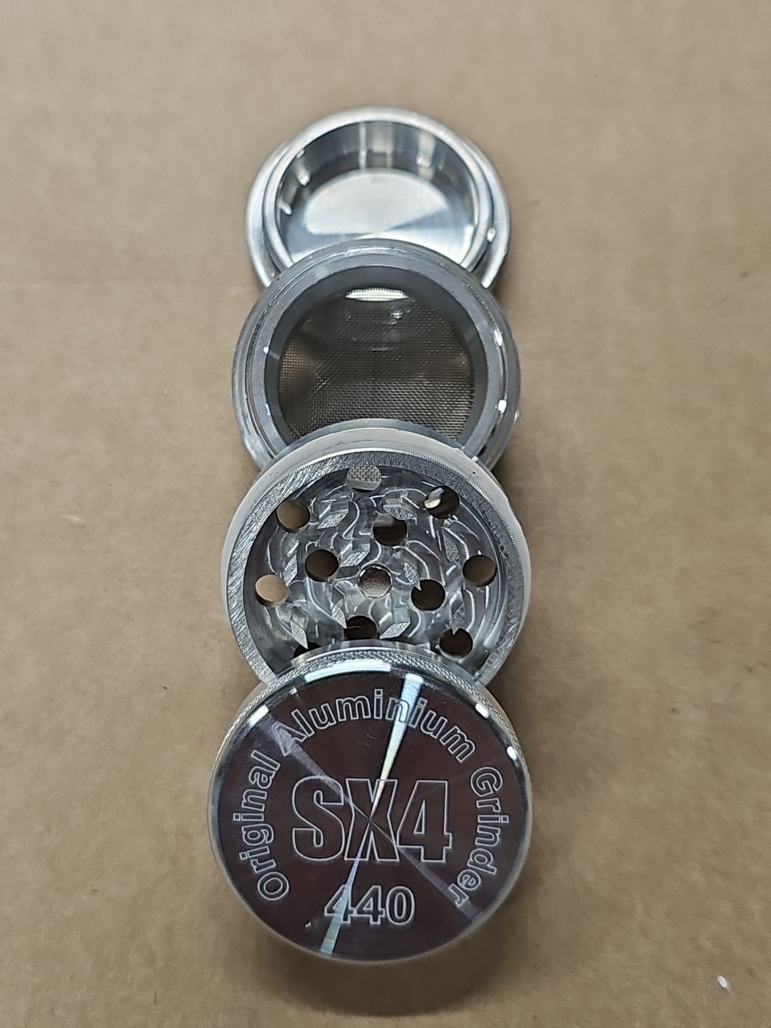 GD15530 SX4 4-part Grinder Silver 44mm-1
