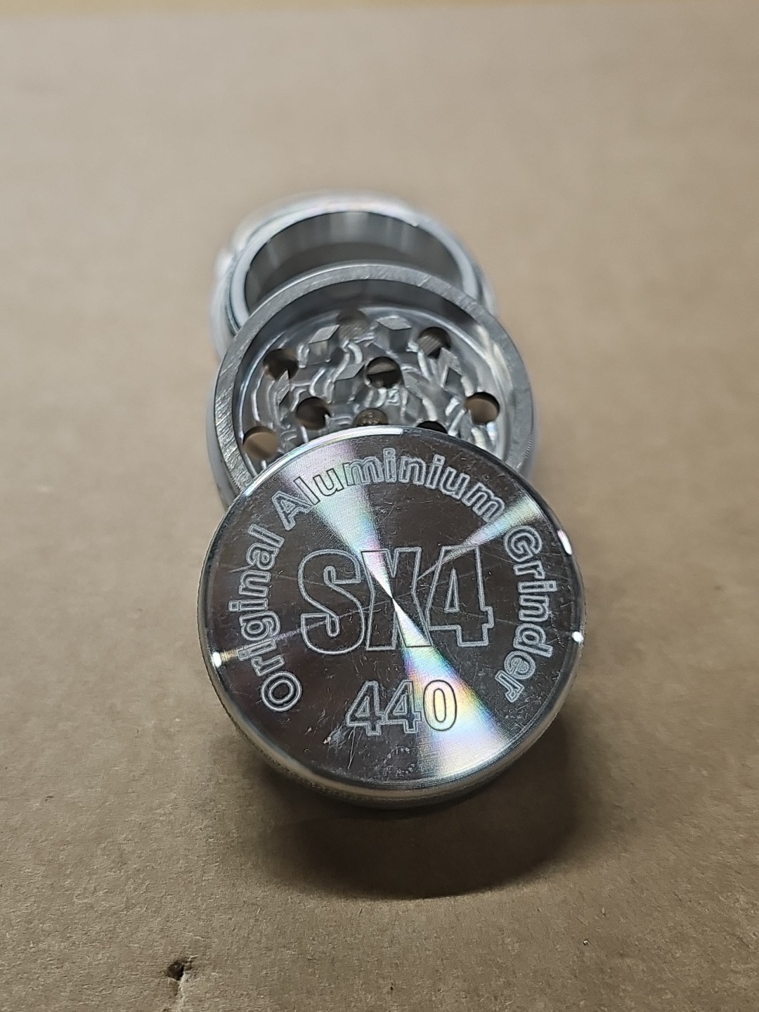 GD15530 SX4 4-part Grinder Silver 44mm