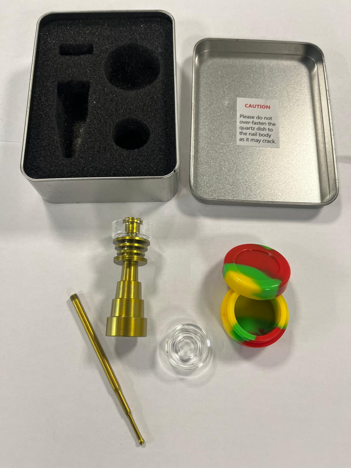 NAMNDB13059 Hybrid Titanium Qrtz Nail Carb Cap Gold-1