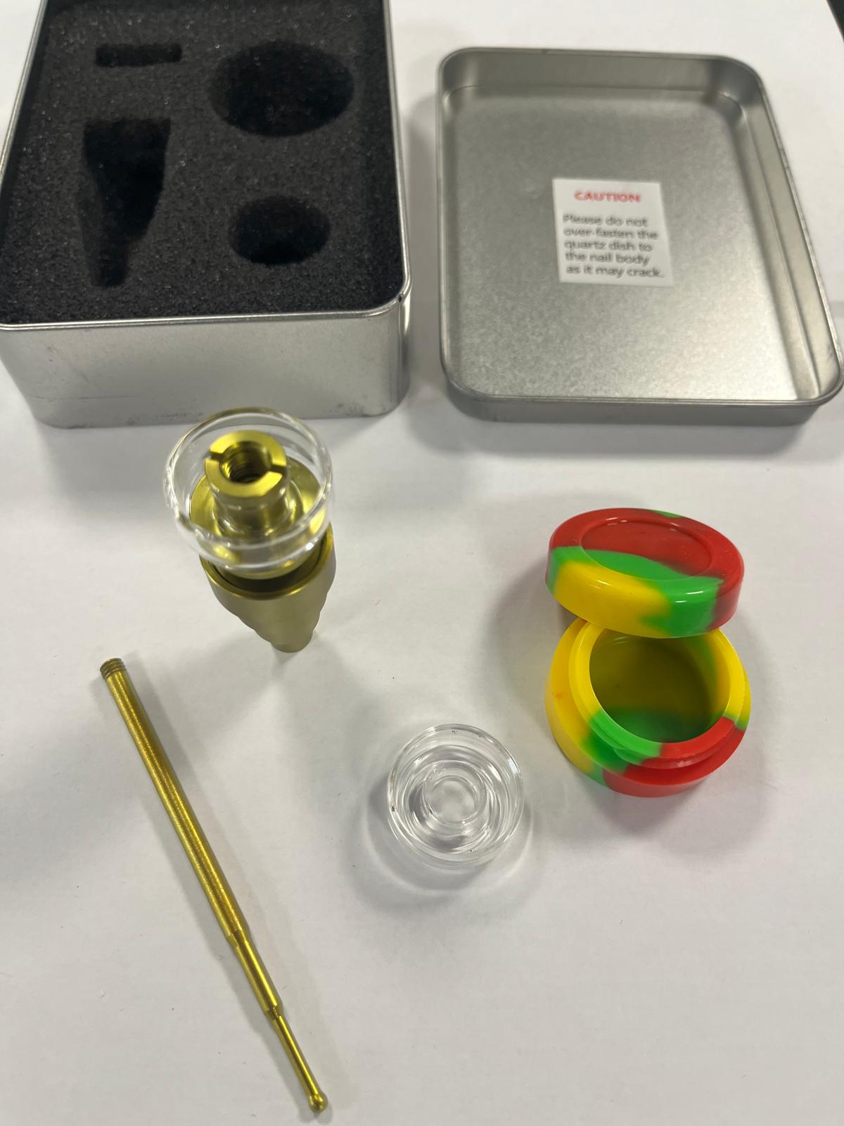 NAMNDB13059 Hybrid Titanium Qrtz Nail Carb Cap Gold-3