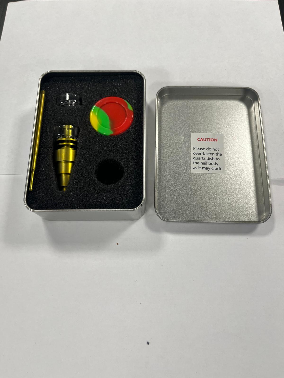 NAMNDB13059 Hybrid Titanium Qrtz Nail Carb Cap Gold-4
