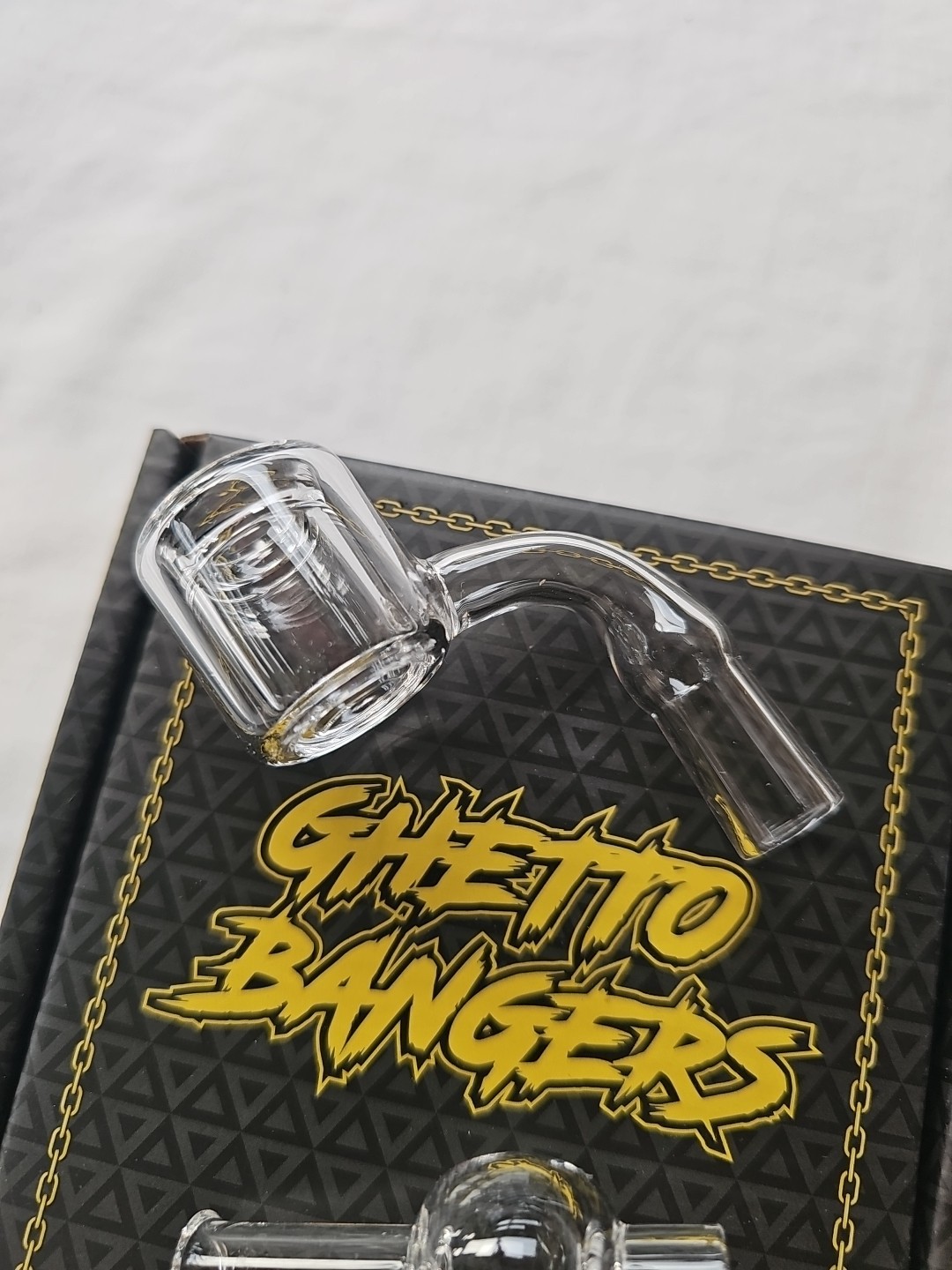 NDA24642-05 Ghetto Banger Double Wall Quartz Nail With Carb Cap 14mm Female Joint-3