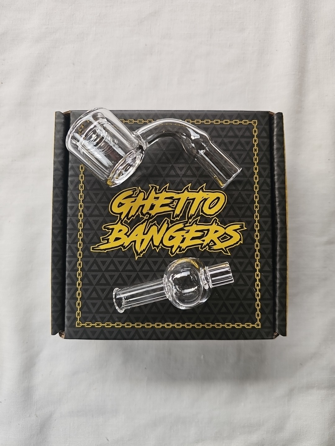 NDA24642-05 Ghetto Banger Double Wall Quartz Nail With Carb Cap 14mm Female Joint