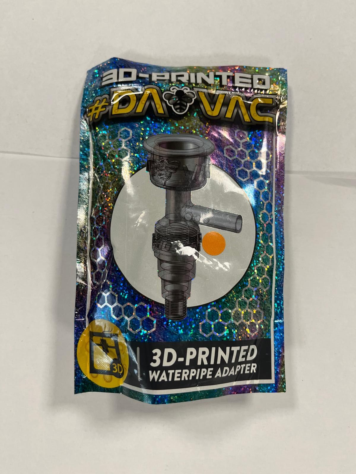 NDB21215 3D Printed Dabvac by Headdies Orange-3