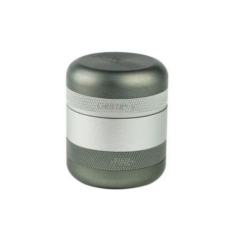 Kannastor GR8TR V2 Mini Grinder - Matte Silver Gunmetal