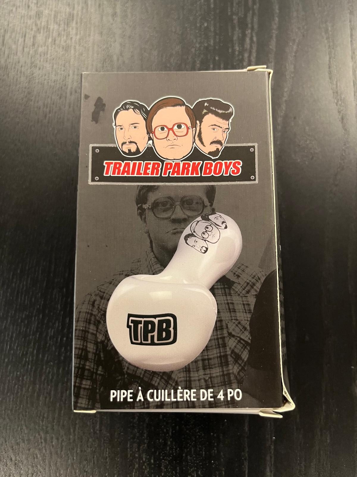 NPI22237 Trailer Park Boys Spoon Pipe – White