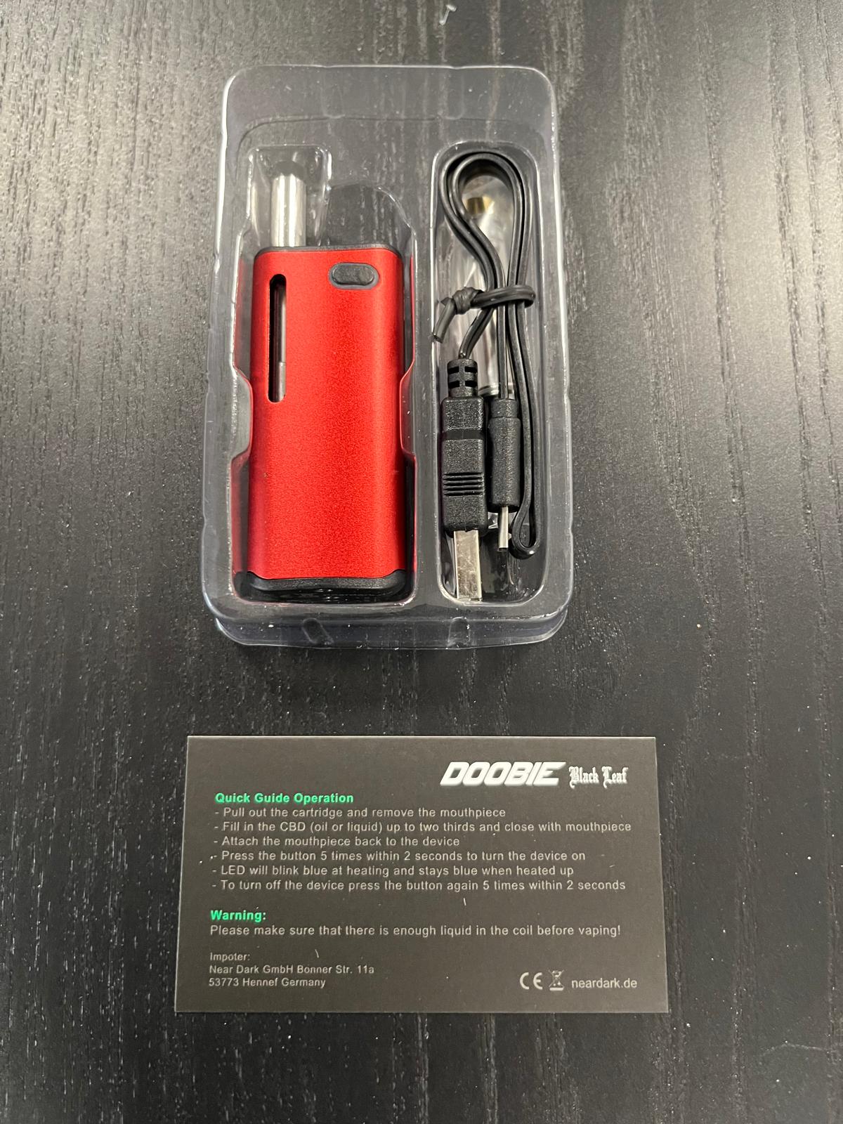 NVP22205-Doobie Vaporizer RED-2