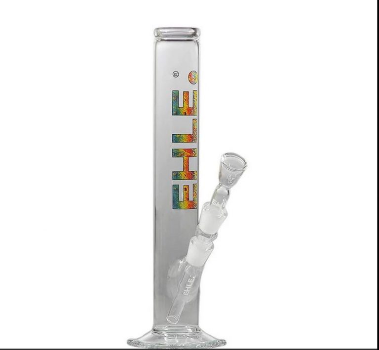 EHLE 500 Custom Straight Tube Bong - Psychedelic 18.8mm – image 1