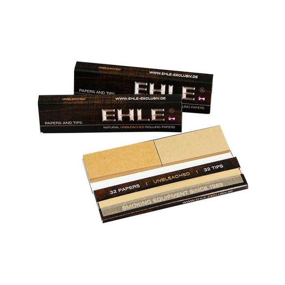 NRP588511-02 EHLE Nat Unbleached PapersTips King Size. (Box of 26)-1