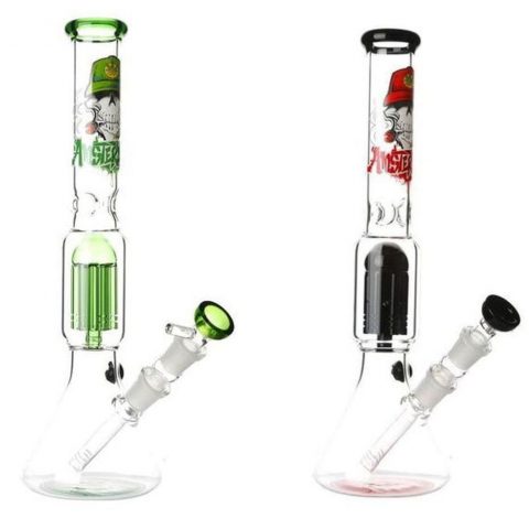 Amsterdam 8-Arm Tree Perc Bong - Dope Bros by Grace Glass