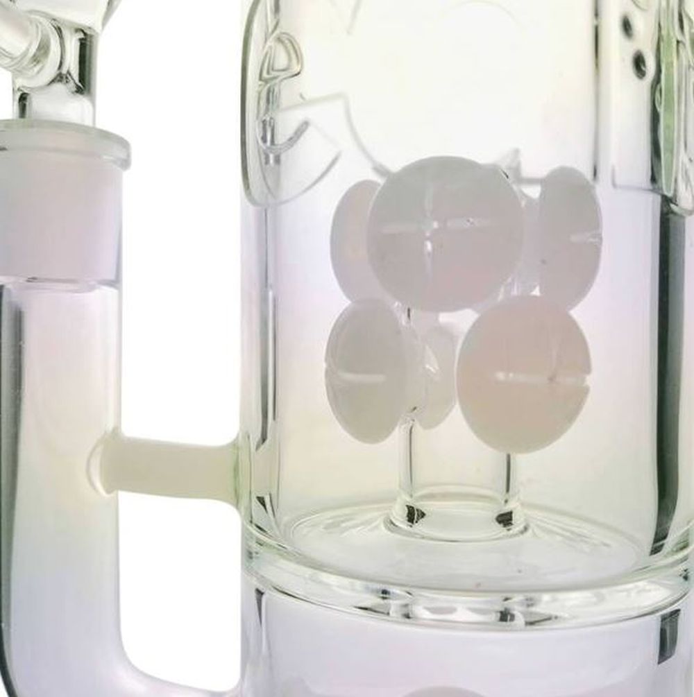 BG15420 Stemless Button Diffuser Cross Perc Bong EDIT Collection-3