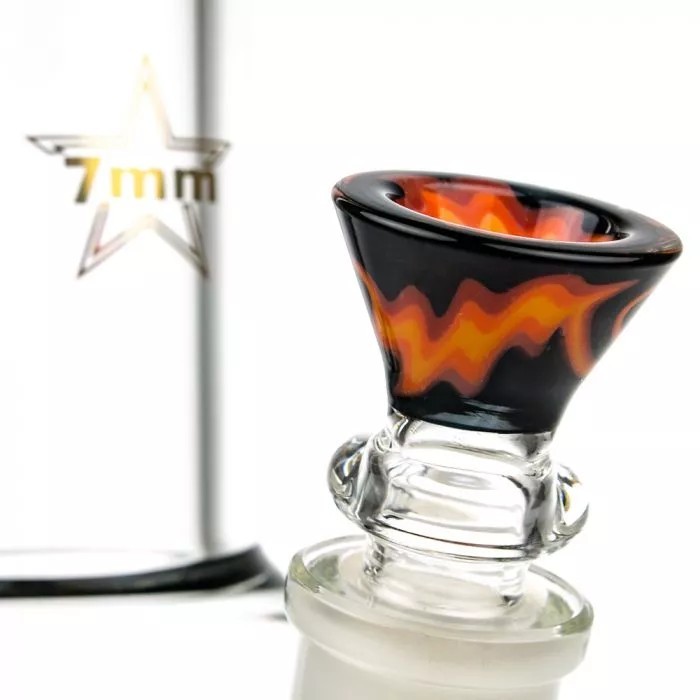Black Leaf – 24 Arm Tree Percolator Glass Bong Black-9