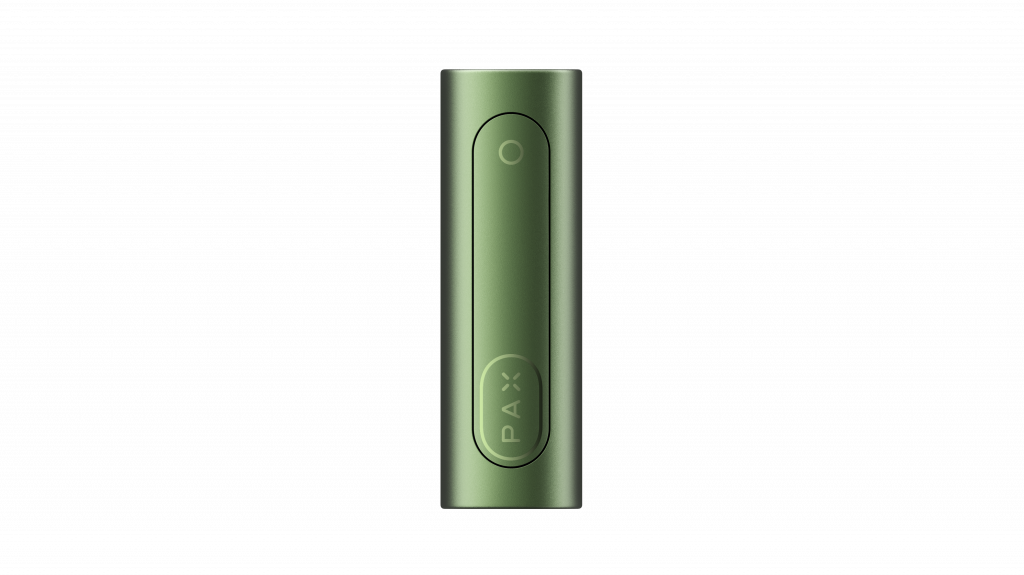 PAX FLOW portable dry herb vaporizer with its side-mounted removable oven door
