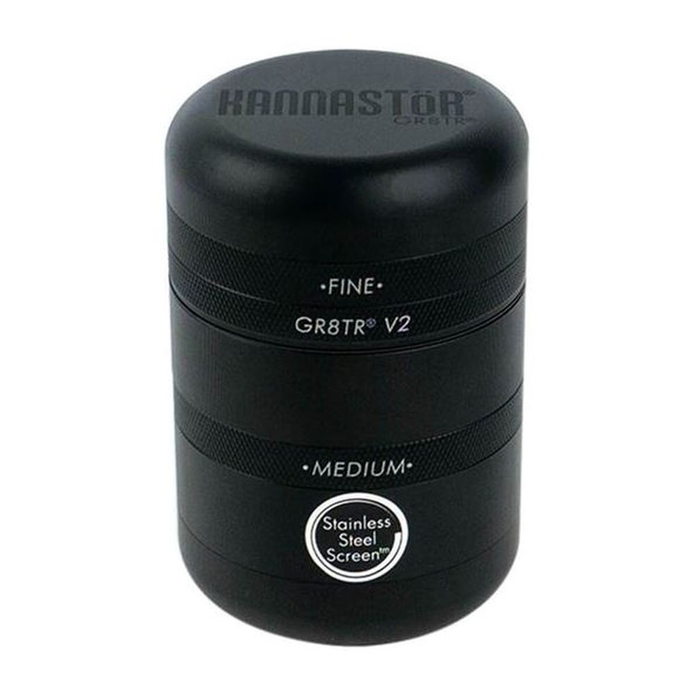 NGD576199-01 GR8TR V2 Grinder w Solid Screen Matte Black SK2S-GK7-BLK-3