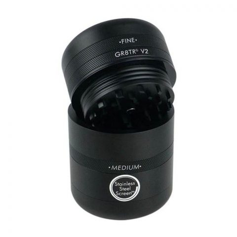 Kannastor GR8TR V2 Grinder Solid Screen Matte Black