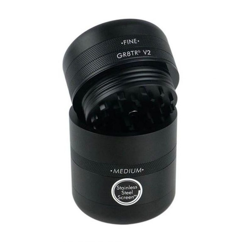 Kannastor GR8TR V2 Grinder Solid Screen Matte Black – image 1