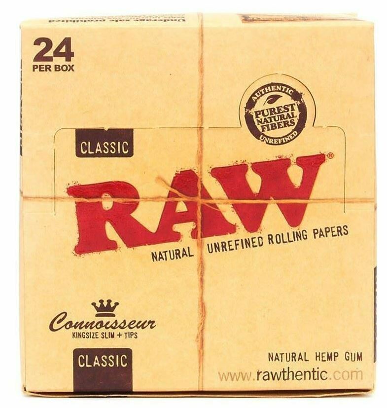NRP14570 Raw King Size Slim Connoisseur Hemp