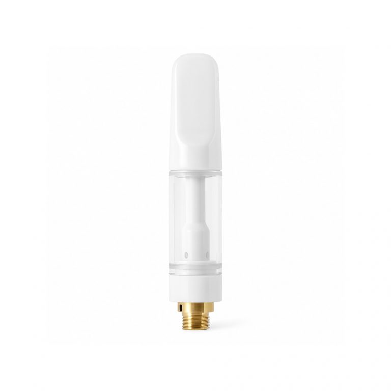 ACTIVE EZ Click Ceramic Pro cartridge 1ml borosilicate glass oil cartridge front view
