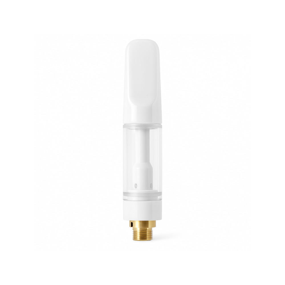 ACTIVE EZ Click Ceramic Pro cartridge 1ml borosilicate glass oil cartridge front view