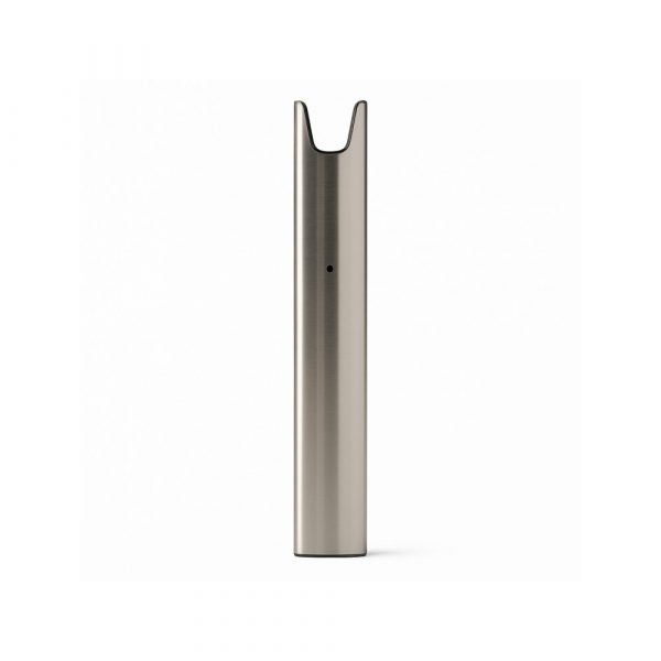 SMISS EVO Pod System 280mAh stainless steel vape pen in silver finish with PCTG pod and micro USB cable