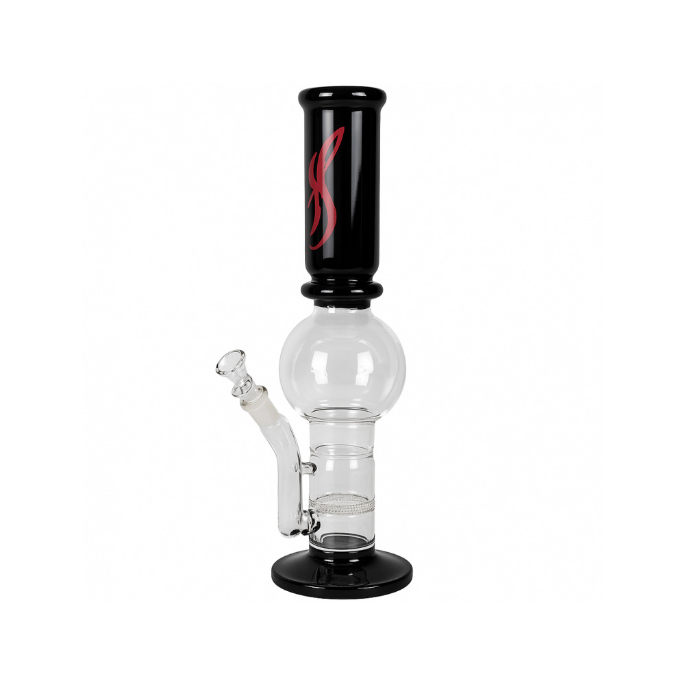 Weed Star Popeye 39cm borosilicate glass bong with standard bowl inserted