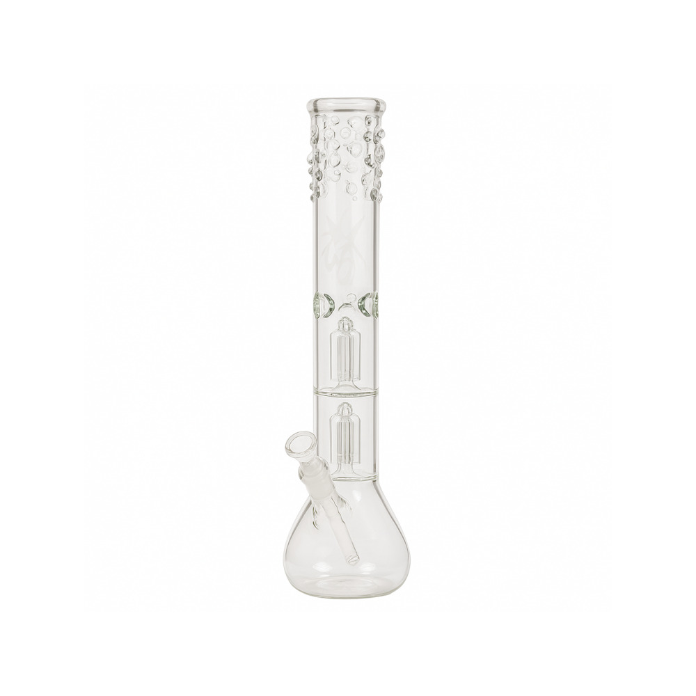 WeedStar Messias Illusion Ice bong mouthpiece showing white twist coloured rim detail