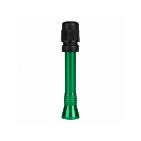 8cm aluminium downpipe with metal screw-in cone bowl and rubber grommet on white background