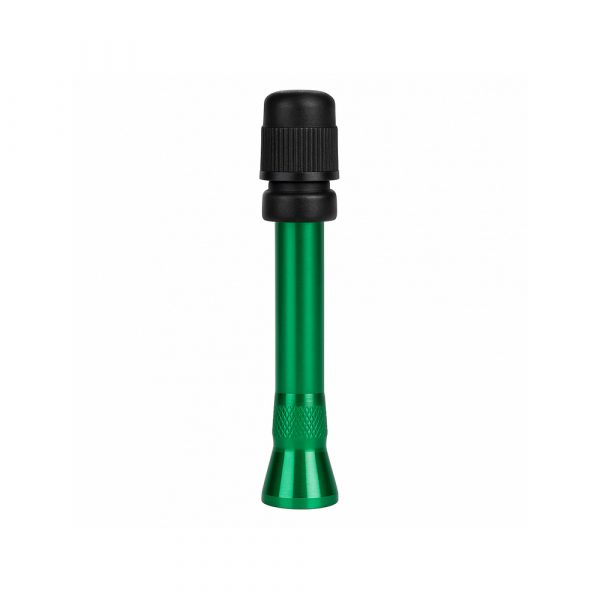8cm aluminium downpipe with metal screw-in cone bowl and rubber grommet on white background