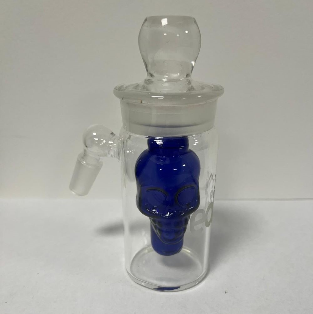 BA15131 Edit Skull ash catcher Blue-3
