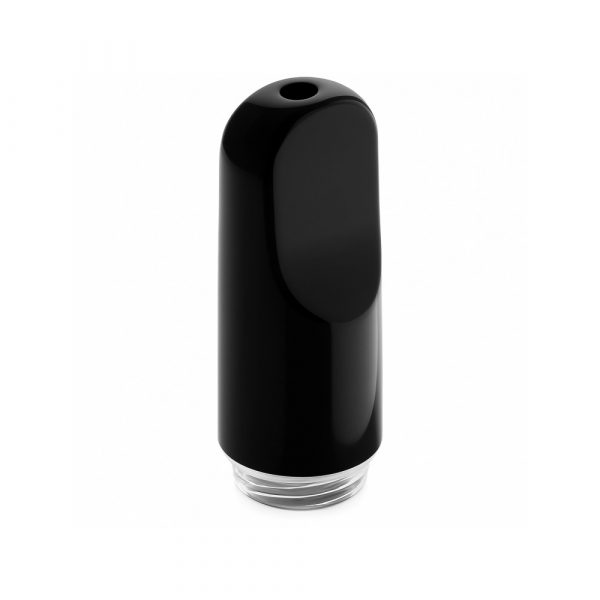 Close-up of the hemp plastic flat mouthpiece compatible with ACTIVE EZ Click cartridges