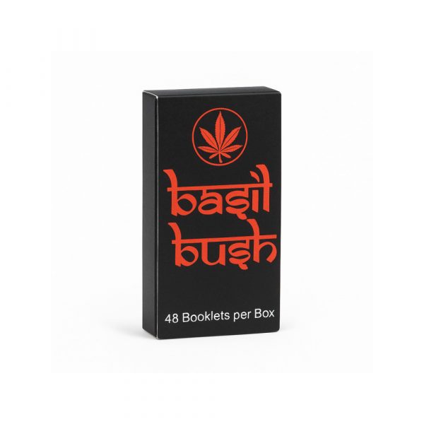 Basil Bush Regular Tips individual booklet open showing perforated tips