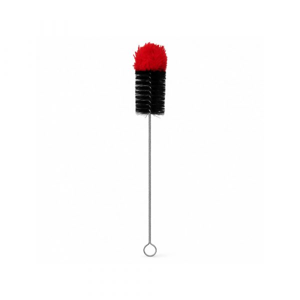 Black Leaf bendable bong cleaning brush size L 50cm with red soft tip and black bristles
