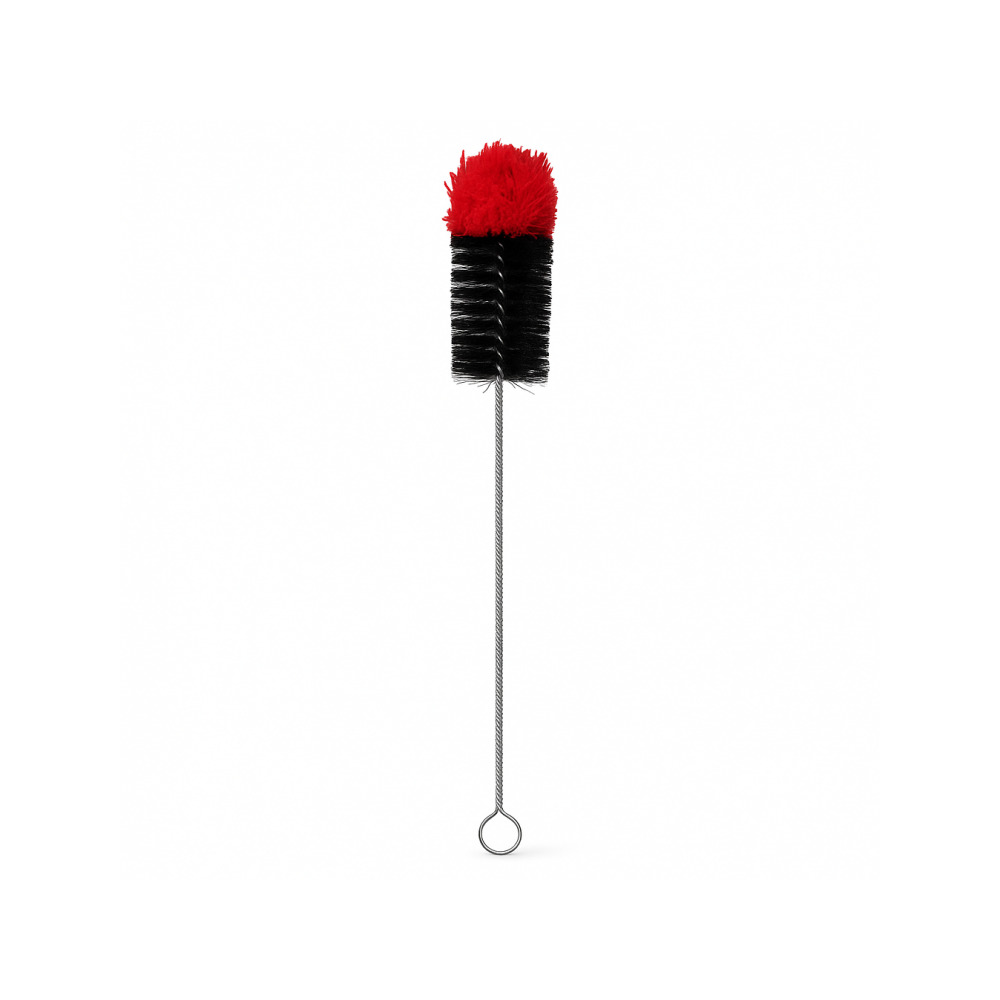 Black Leaf bendable bong cleaning brush size L 50cm with red soft tip and black bristles