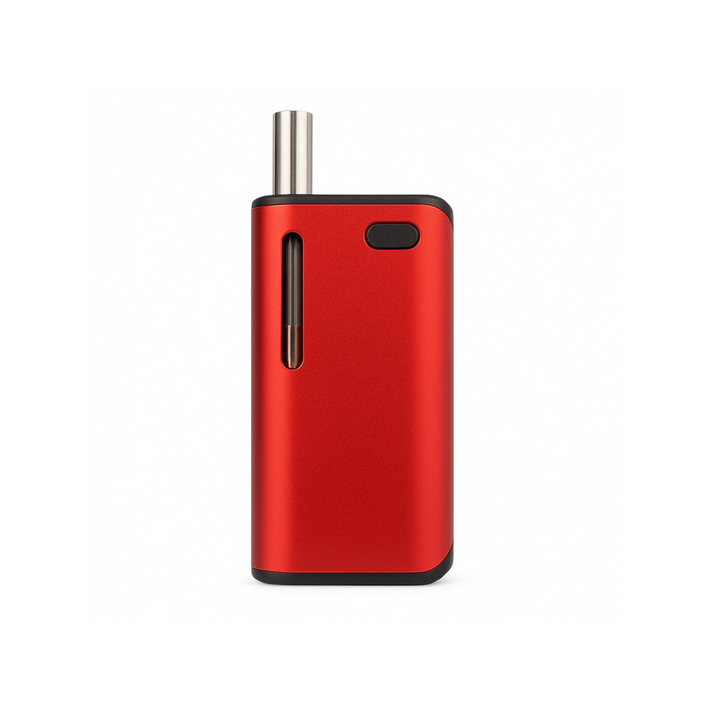 Black Leaf Doobie CBD vaporizer mouthpiece detail and cartridge design