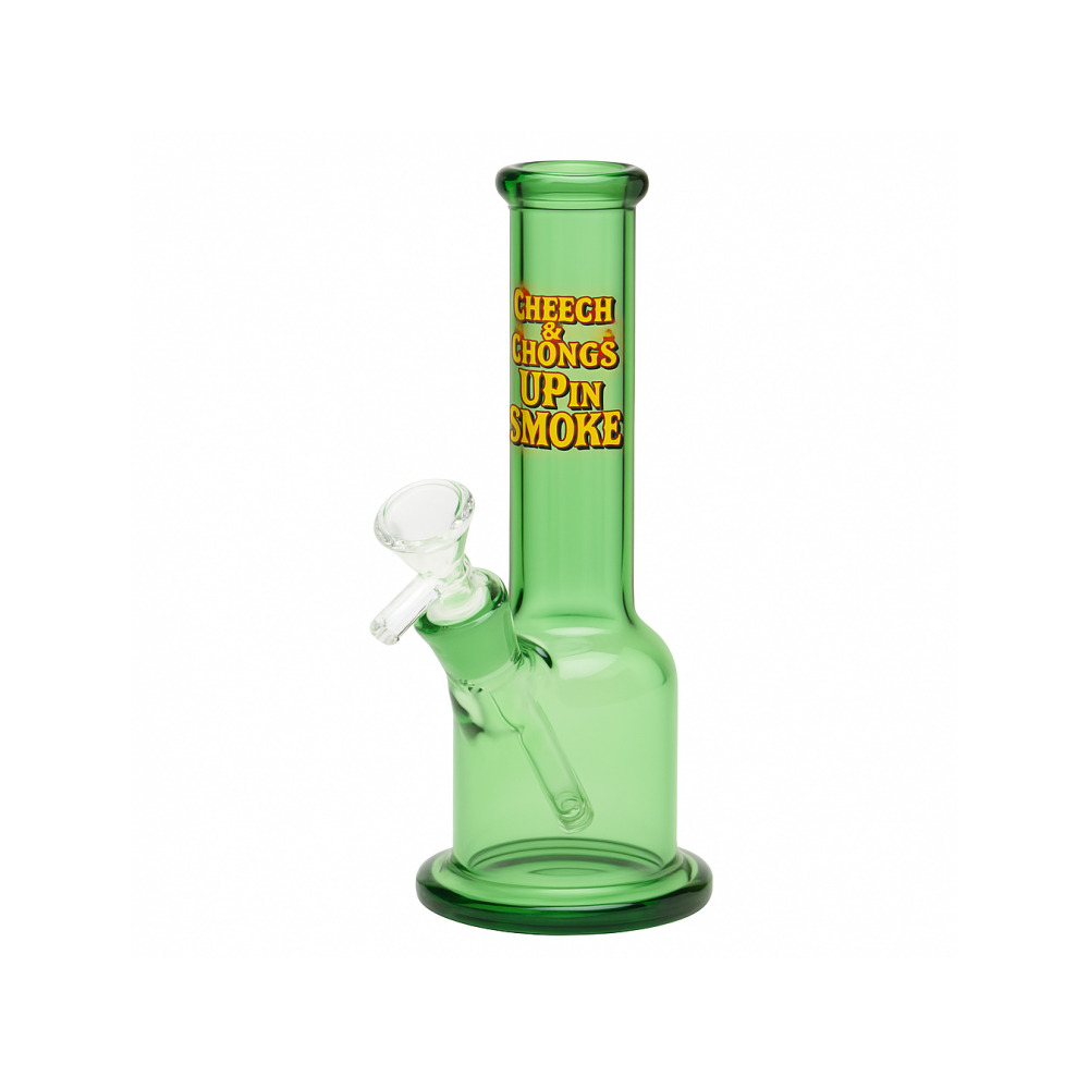 Close-up of the removable ruffled percolator downstem on the Tied Stick Rig