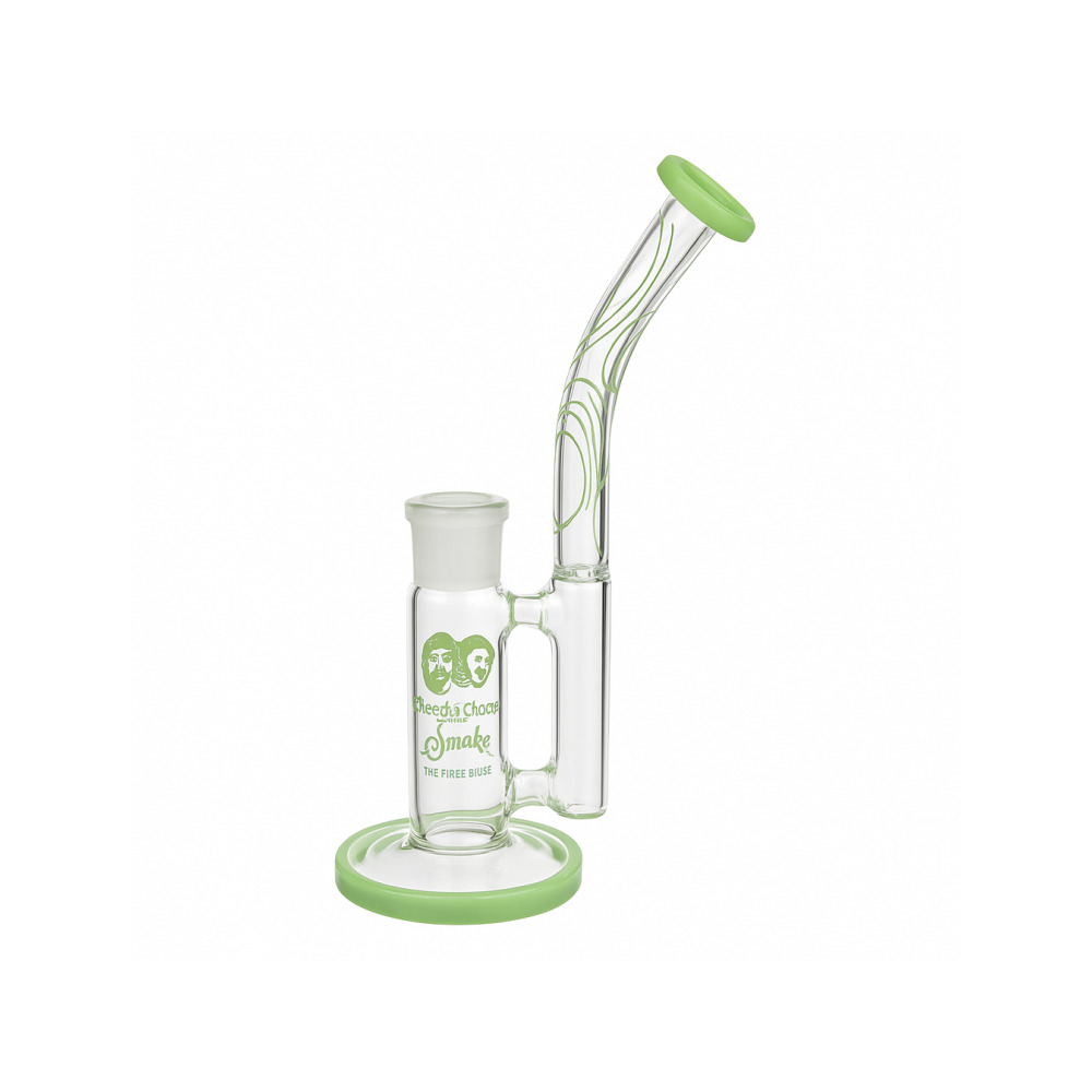 Thick quartz banger included with the Cheech and Chong Tied Stick Rig Green
