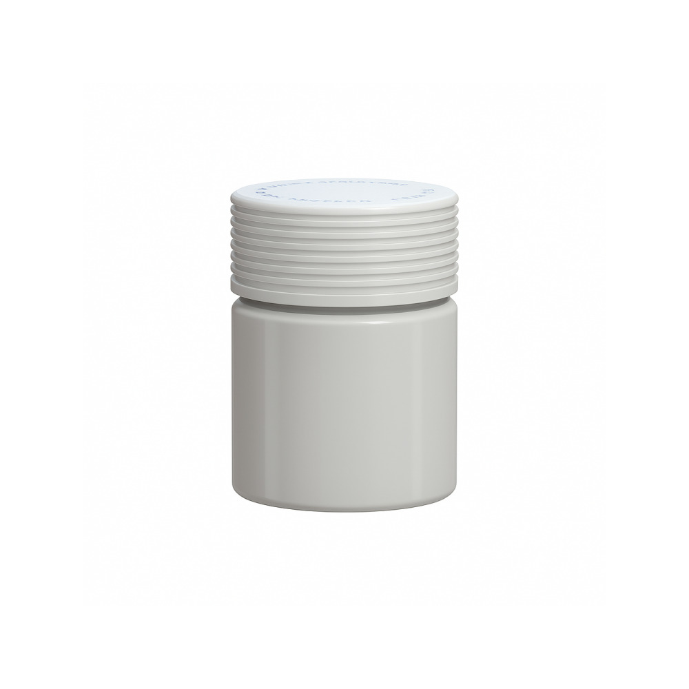Chubby Gorilla 2oz spiral container with tamper-evident band and integrated liner cap