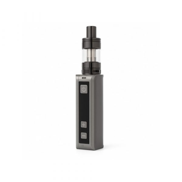 Cloud V Nova Vaporizer Silver mod and tank kit laid out on a flat surface