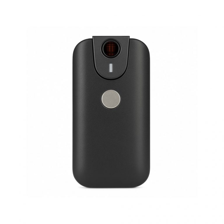 DynaTec Orion V2 portable induction heater in black standing upright on a white background