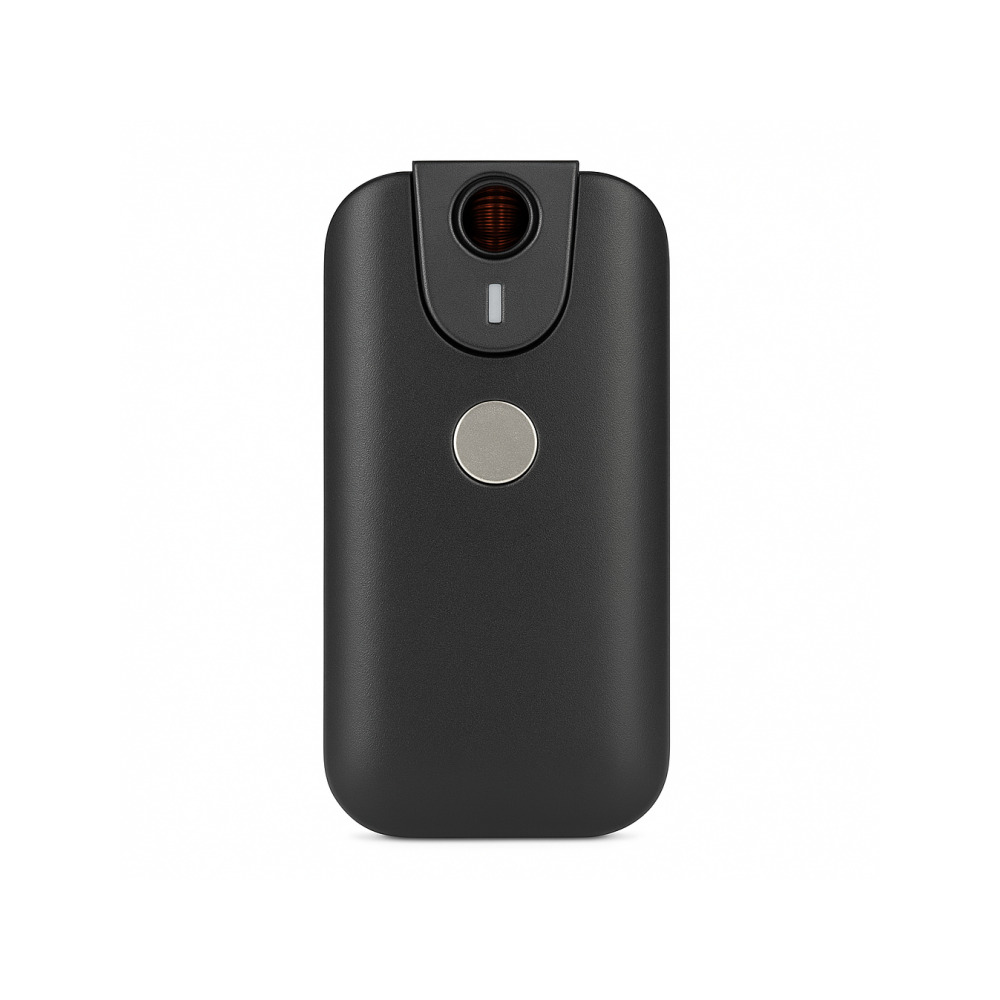 DynaTec Orion V2 portable induction heater in black standing upright on a white background