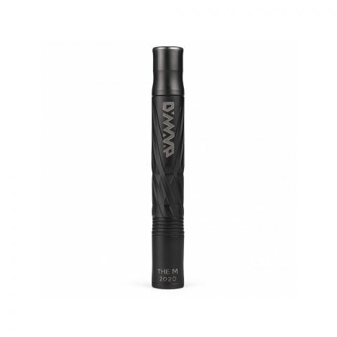 DynaVap M 2020 Phantom dry herb vaporizer with black anodised coating on white background