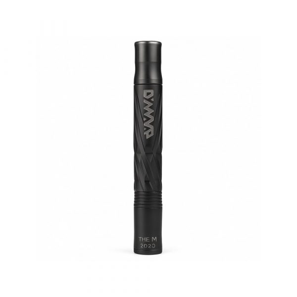 DynaVap M 2020 Phantom dry herb vaporizer with black anodised coating on white background