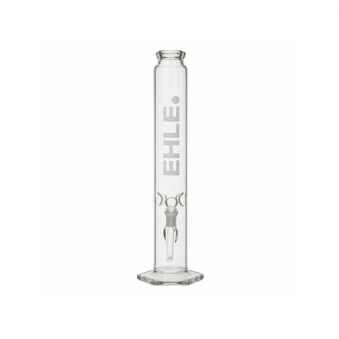 EHLE Ice Cylinder Bong 2000ml with hexagonal foot on white background