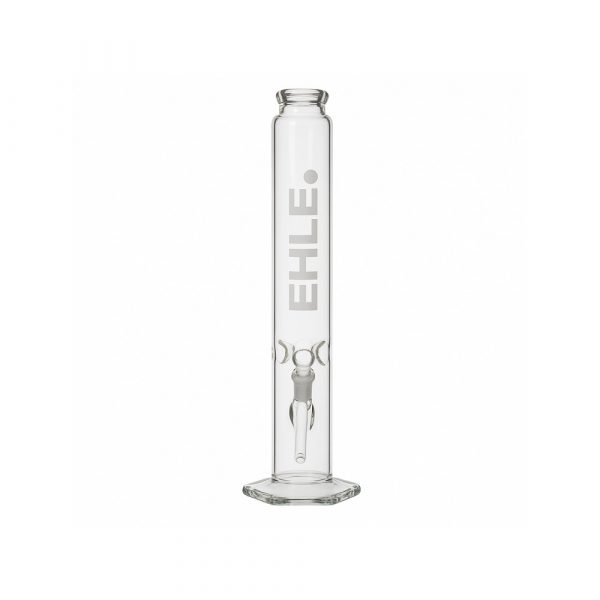 EHLE Ice Cylinder Bong 2000ml with hexagonal foot on white background