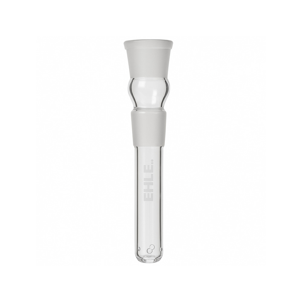EHLE 2000ml bong with ice cubes resting on ice notches inside tube