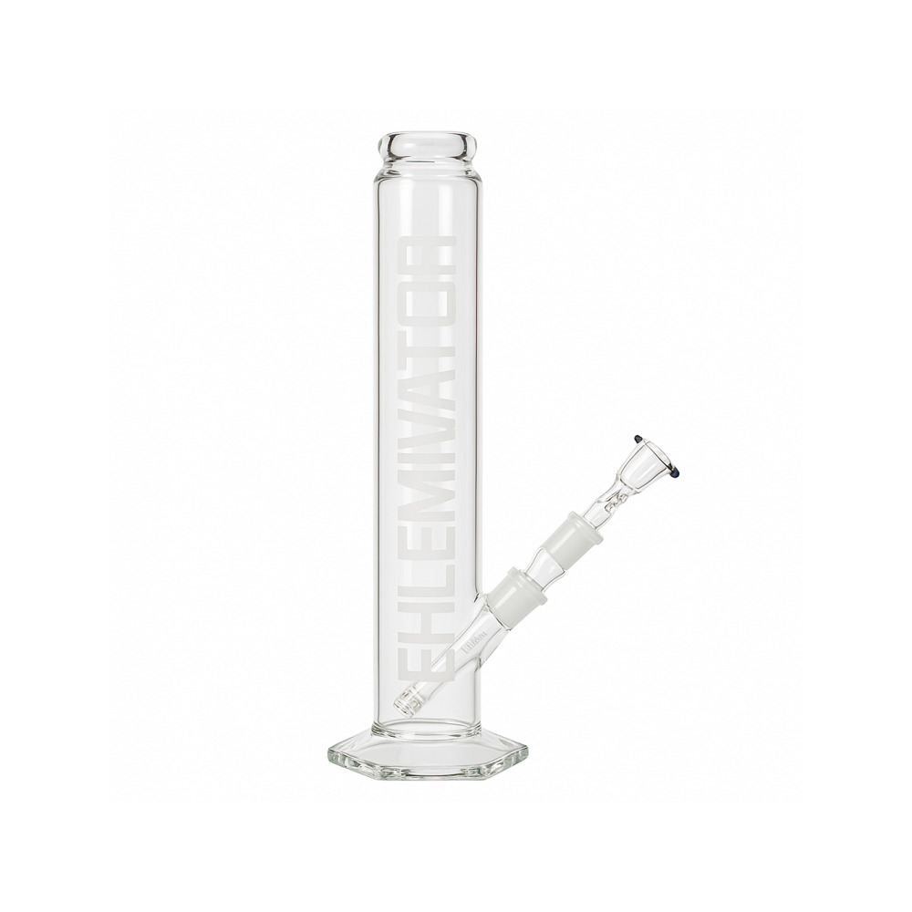 EHLE Ehleminator glass bong 2000ml with diffuser downstem and bowl on white background