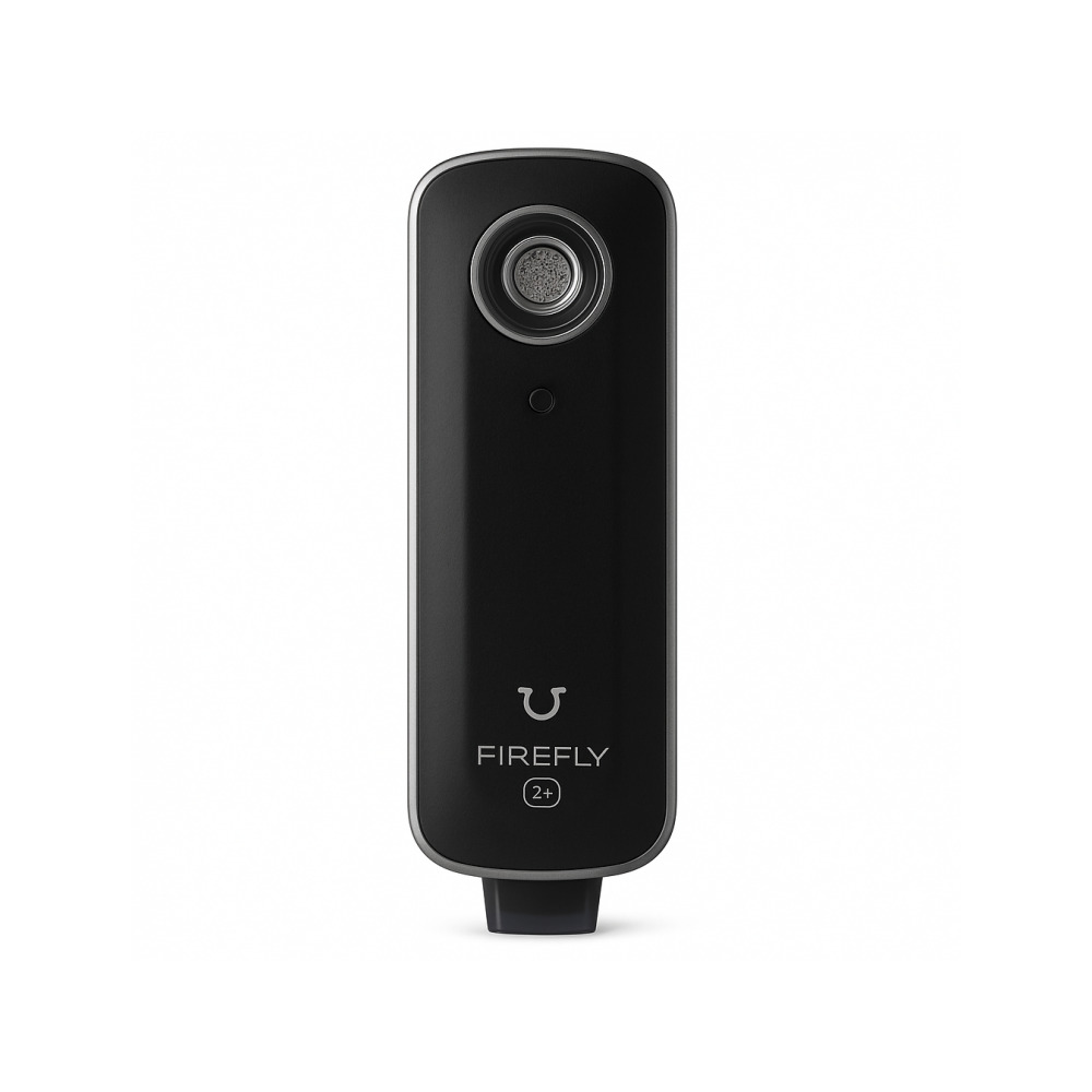 Firefly 2 Plus Black vaporizer matte black magnesium alloy body close-up