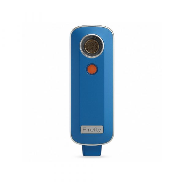 Firefly 2 Plus Blue vaporizer showing borosilicate glass vapour path