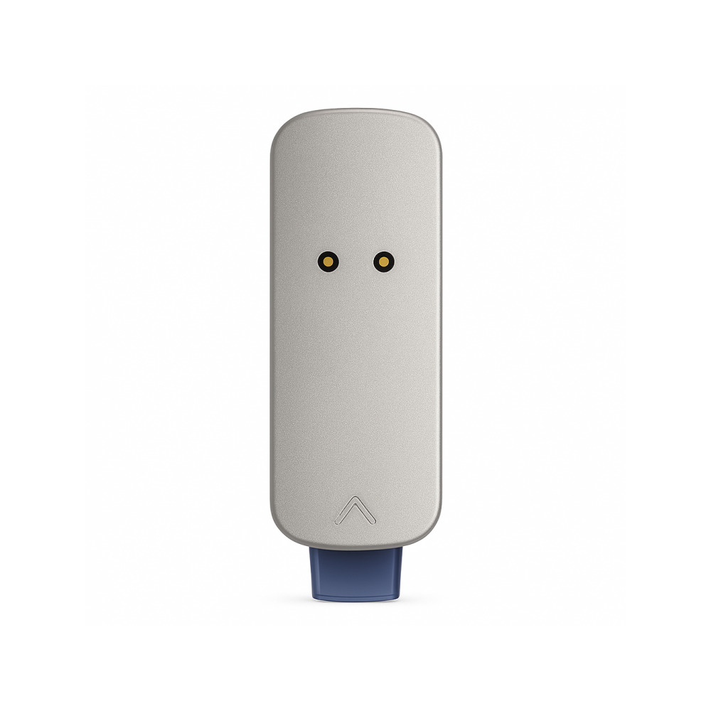 Firefly 2 Plus Blue vaporizer with concentrate pads and cleaning wipes